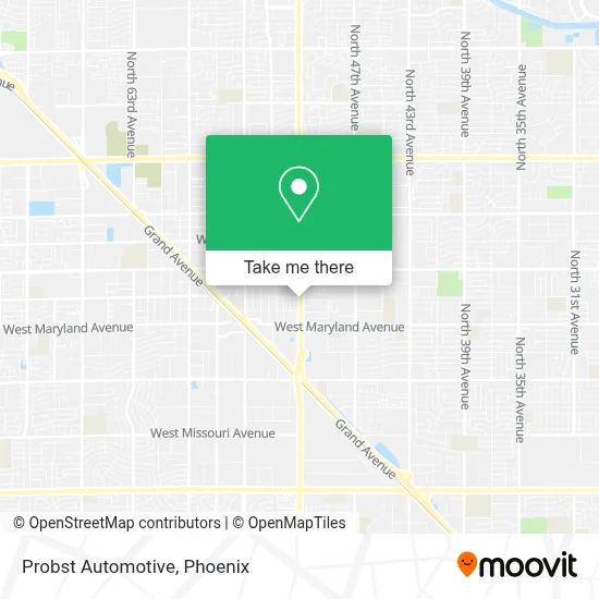 Probst Automotive map