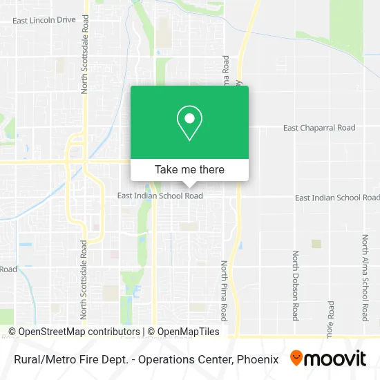 Rural / Metro Fire Dept. - Operations Center map