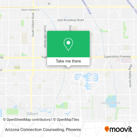 Arizona Connection Counseling map