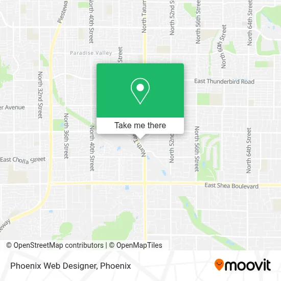 Phoenix Web Designer map