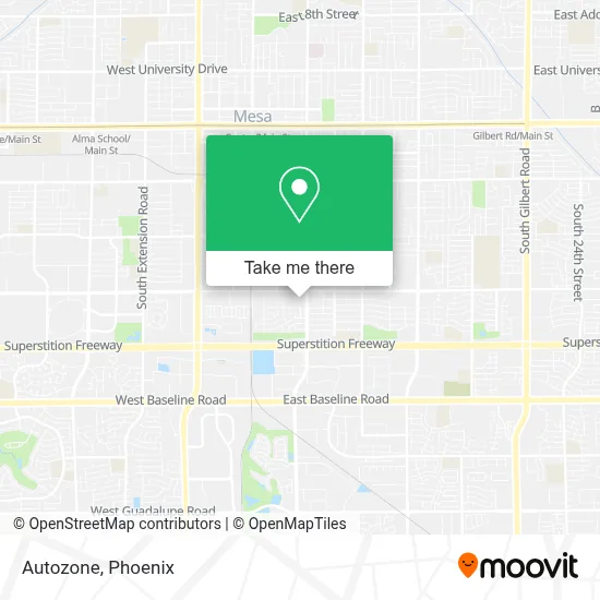 Autozone map