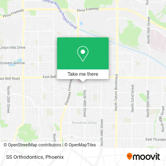 SS Orthodontics map
