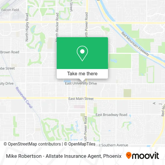Mike Robertson - Allstate Insurance Agent map