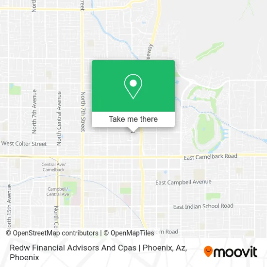 Redw Financial Advisors And Cpas | Phoenix, Az map