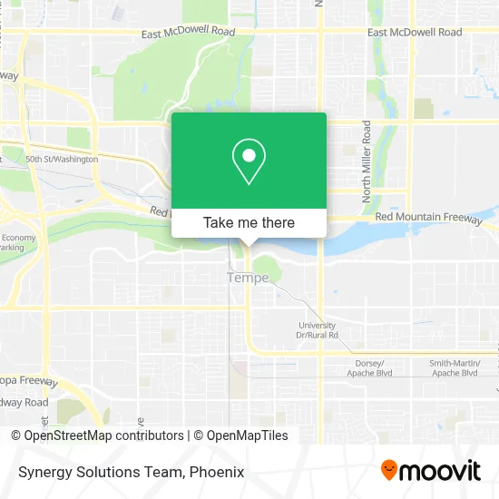 Synergy Solutions Team map