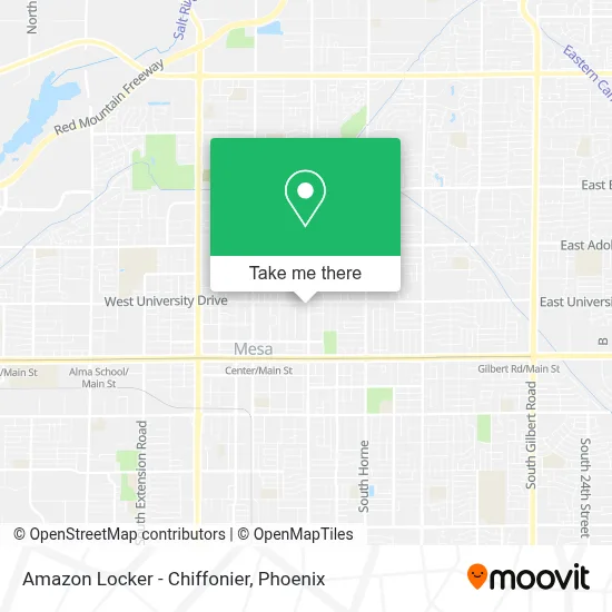 Amazon Locker - Chiffonier map