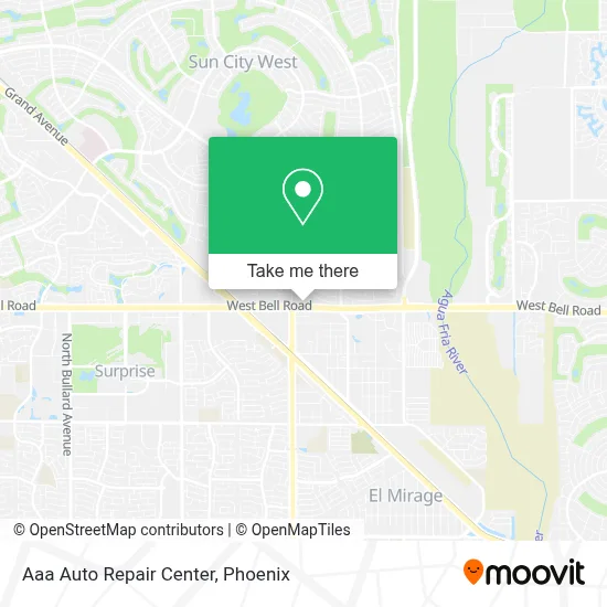 Aaa Auto Repair Center map