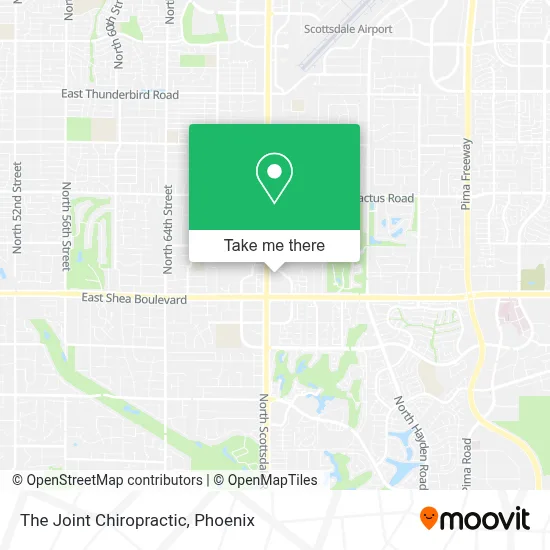 The Joint Chiropractic map