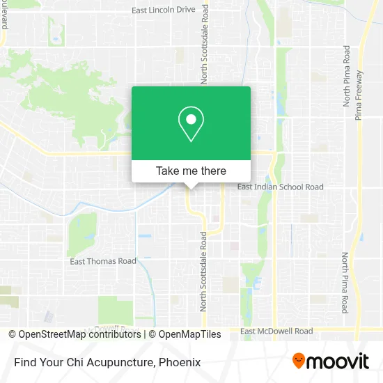Find Your Chi Acupuncture map