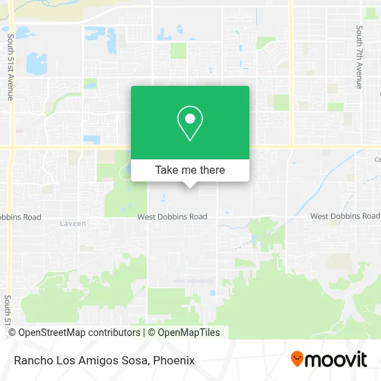 Rancho Los Amigos Sosa map