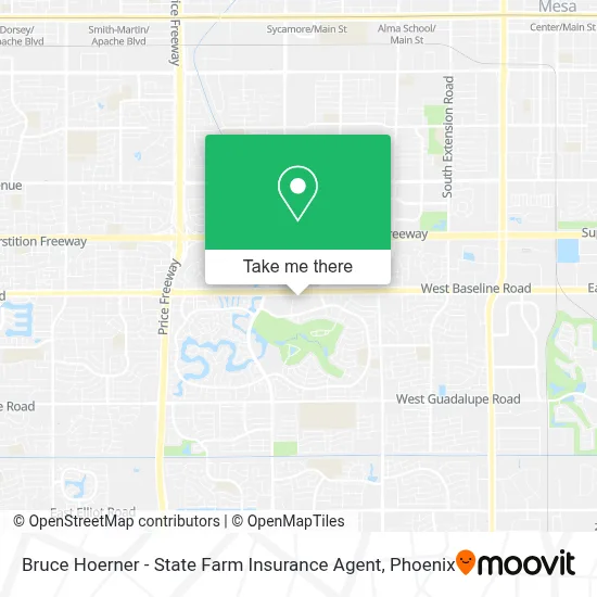 Bruce Hoerner - State Farm Insurance Agent map