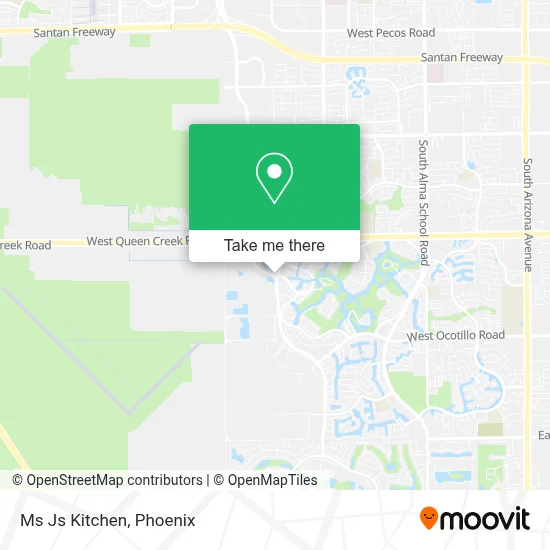 Ms Js Kitchen map