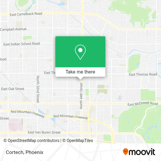Cortech map