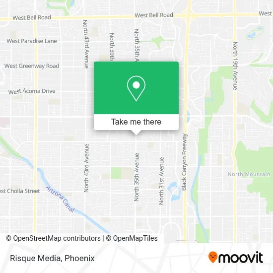Risque Media map