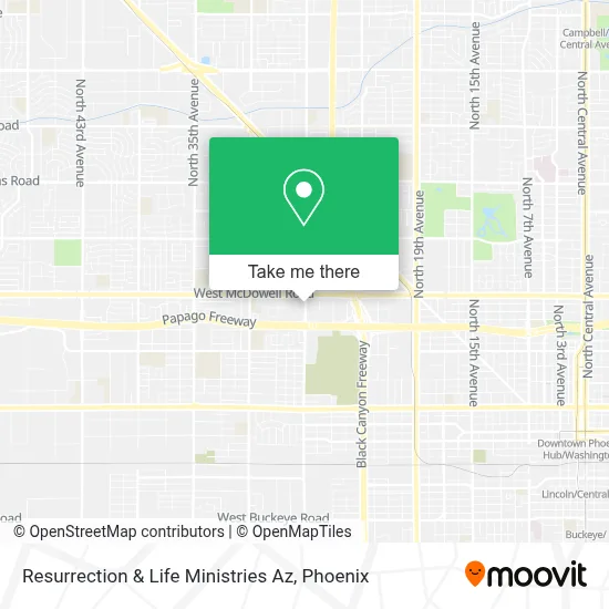 Resurrection & Life Ministries Az map