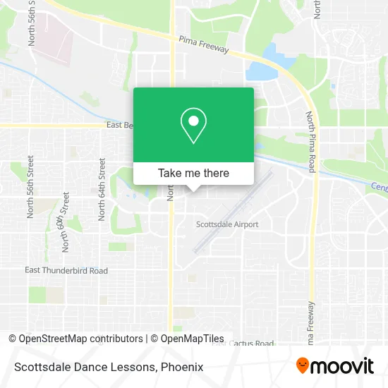 Scottsdale Dance Lessons map