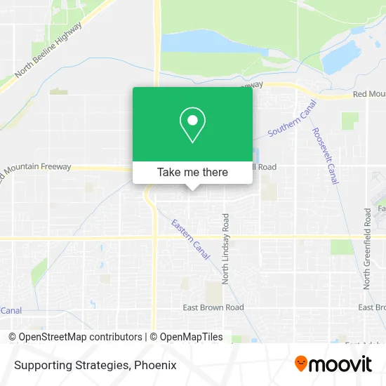 Supporting Strategies map