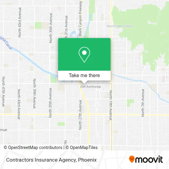 Contractors Insurance Agency map