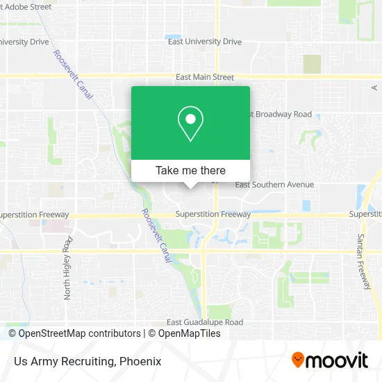 Us Army Recruiting map