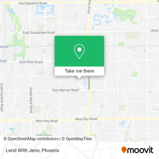 Lend With Jenn map