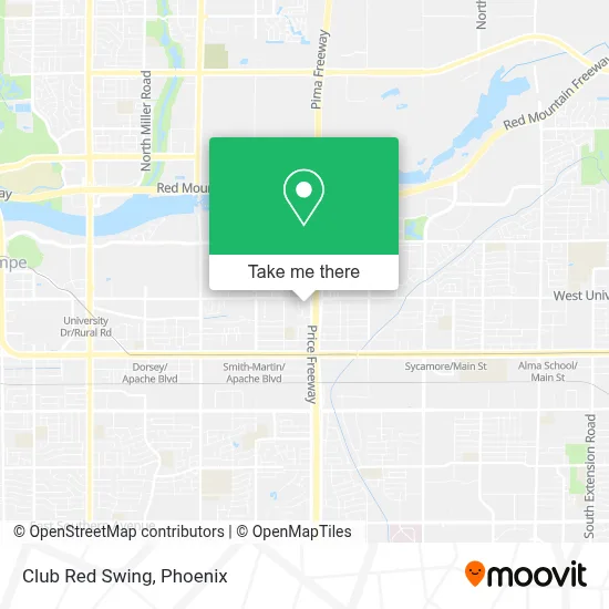 Club Red Swing map
