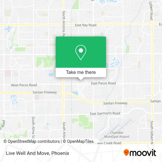 Live Well And Move map