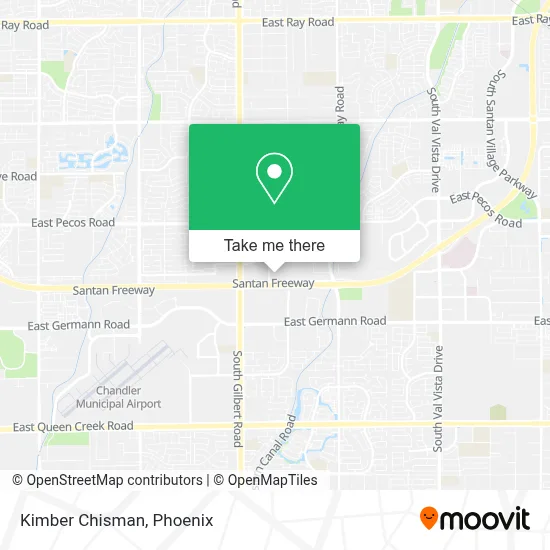 Kimber Chisman map