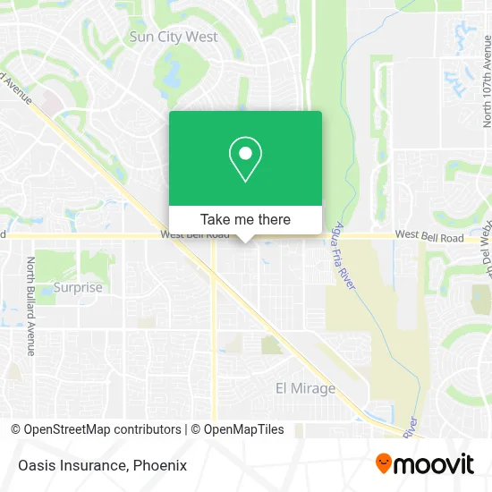 Oasis Insurance map
