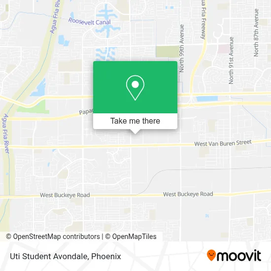 Uti Student Avondale map