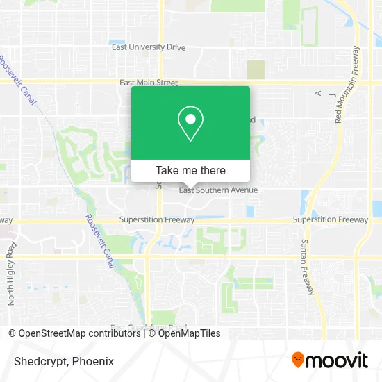 Shedcrypt map