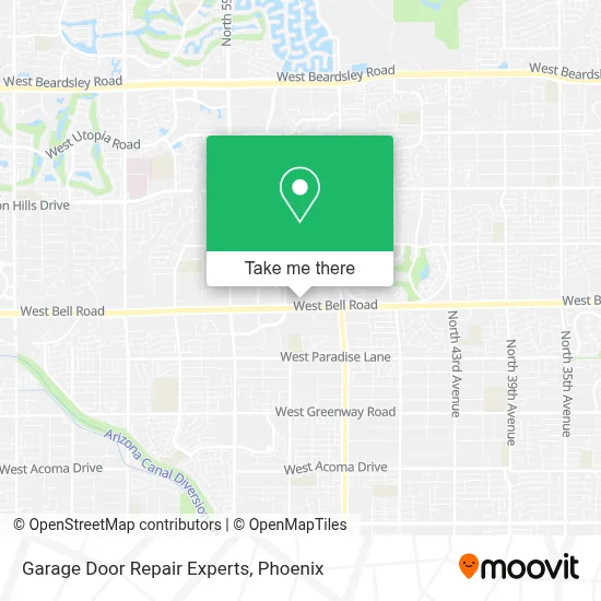 Garage Door Repair Experts map
