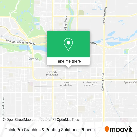 Think Pro Graphics & Printing Solutions map