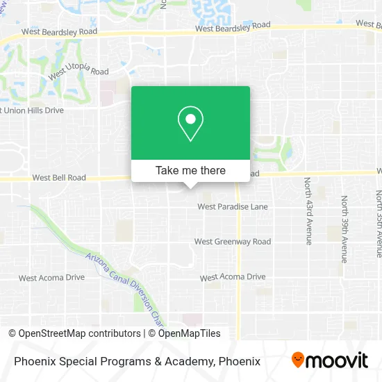 Phoenix Special Programs & Academy map