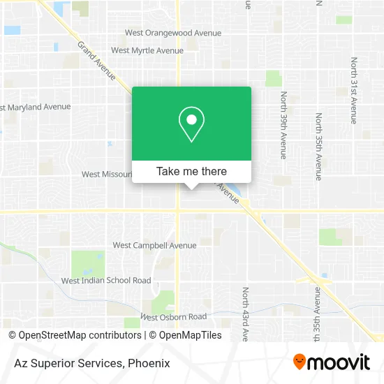 Az Superior Services map