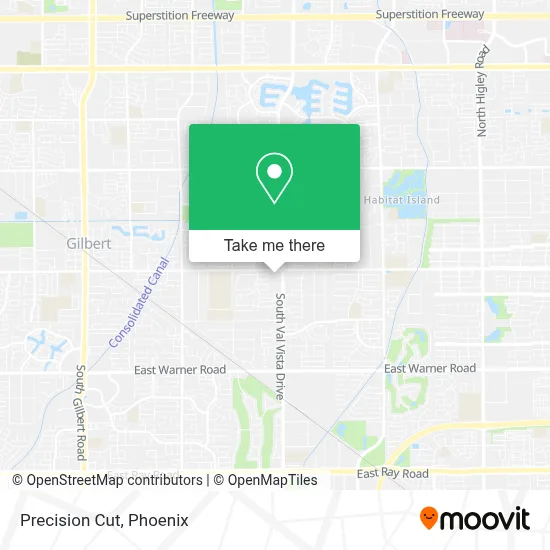 Precision Cut map