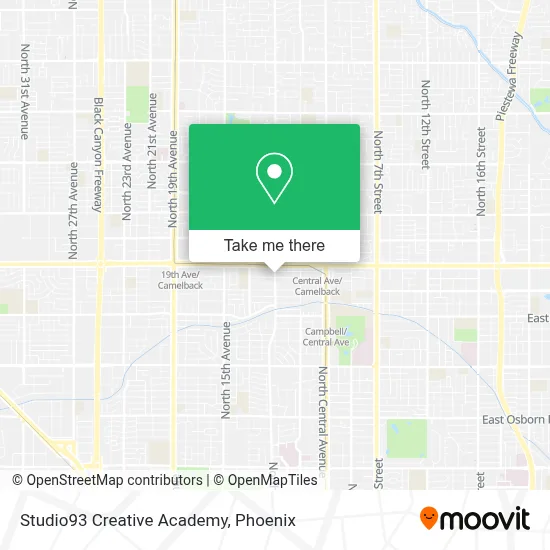 Studio93 Creative Academy map