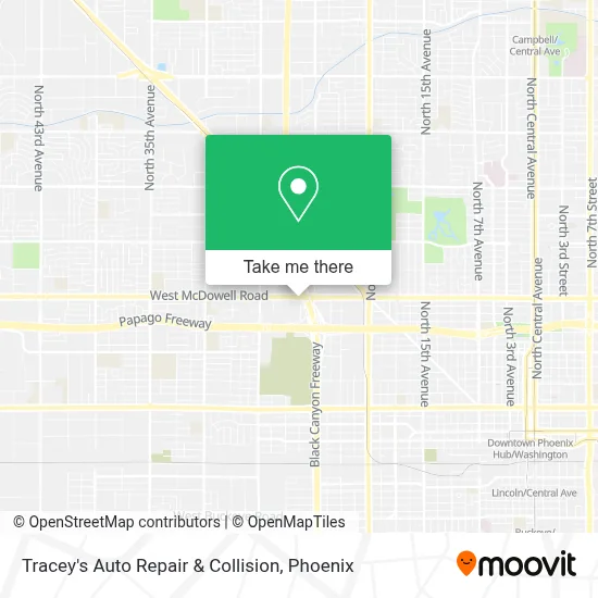Tracey's Auto Repair & Collision map