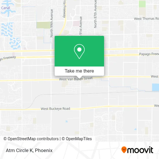 Atm Circle K map