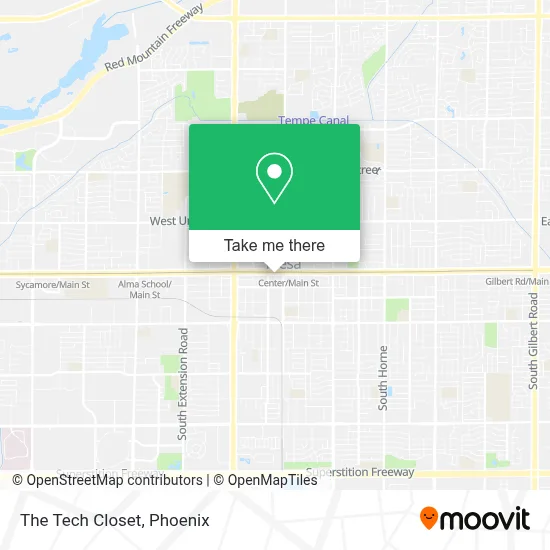 The Tech Closet map