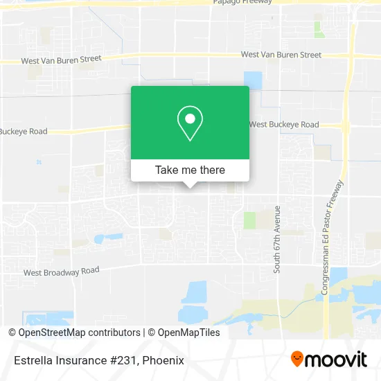 Estrella Insurance #231 map