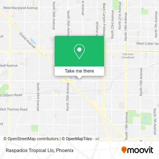Raspados Tropical Llc map