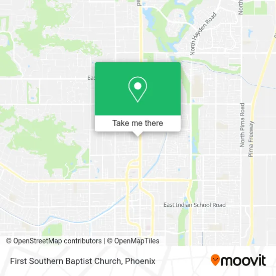 First Southern Baptist Church map