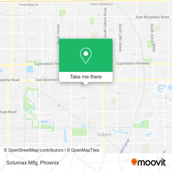 Solumax Mfg map