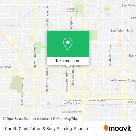 Cardiff Giant Tattoo & Body Piercing map