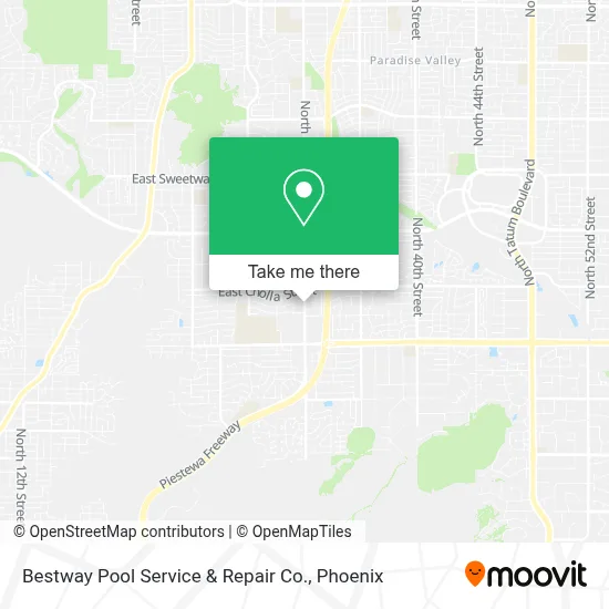 Bestway Pool Service & Repair Co. map