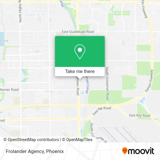 Frolander Agency map