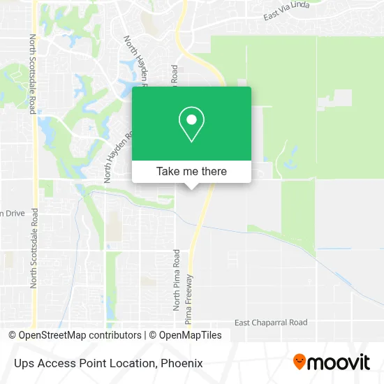 Ups Access Point Location map