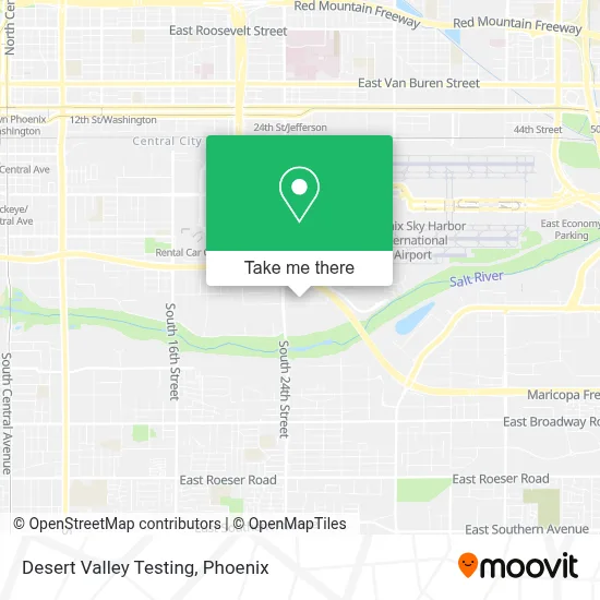 Desert Valley Testing map