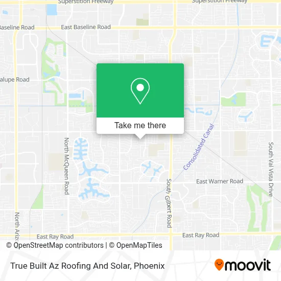 True Built Az Roofing And Solar map