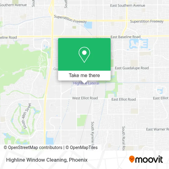 Highline Window Cleaning map